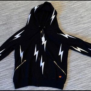 Aviator Nation Lightning Bolt zip up!